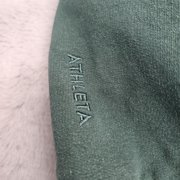 Athleta Dark Green Crewneck Sweatshirt - Picture 6 of 8